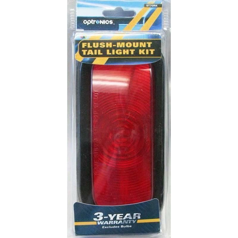 Optronics Red 6″ Oval Sealed Light #ST70RK