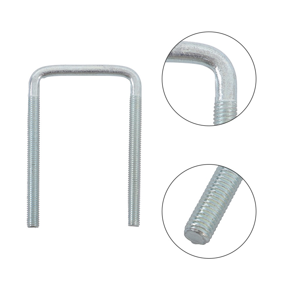 4Pcs 8″ Galvanized Swivel Top Bunk Bracket Kit with Hardware Boat Trailer 2×3