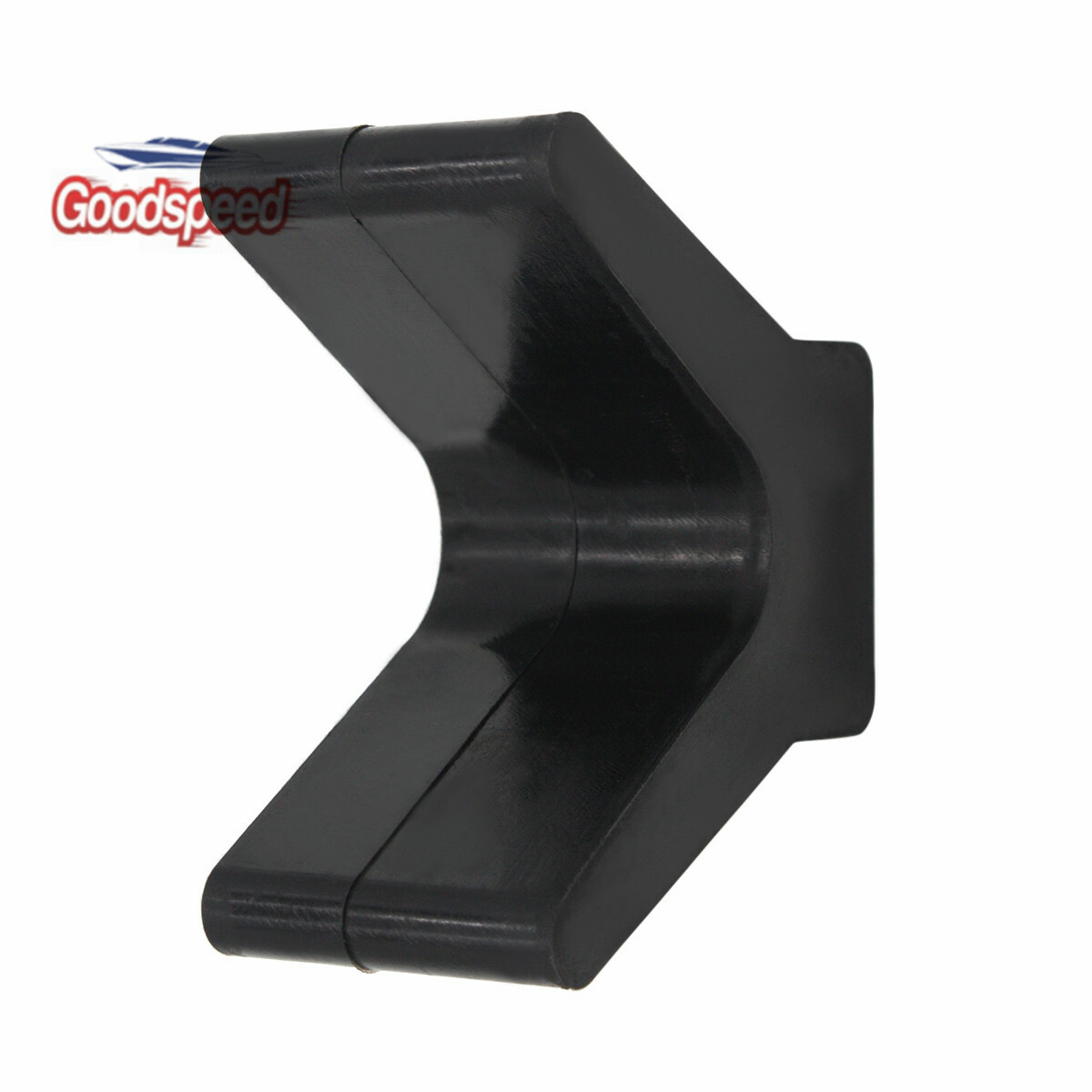 2 Inch Mounting Width Boat Trailer Polyurethane V Bow Stop Black