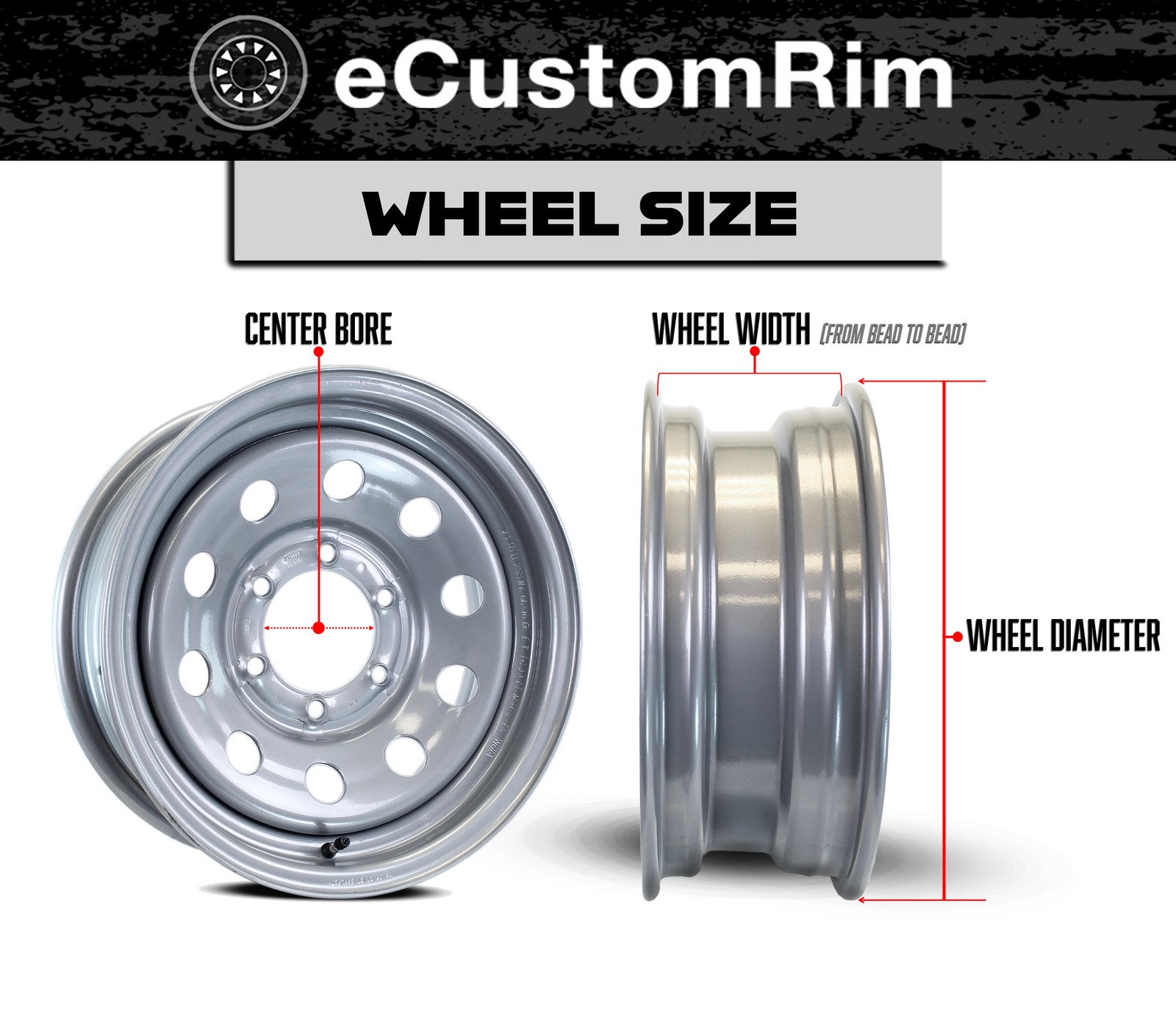 2-Pack Trailer Tire Rim Assembly 4.80X12 4.80-12 12 Inch 4 Lug Galvanized Wheel