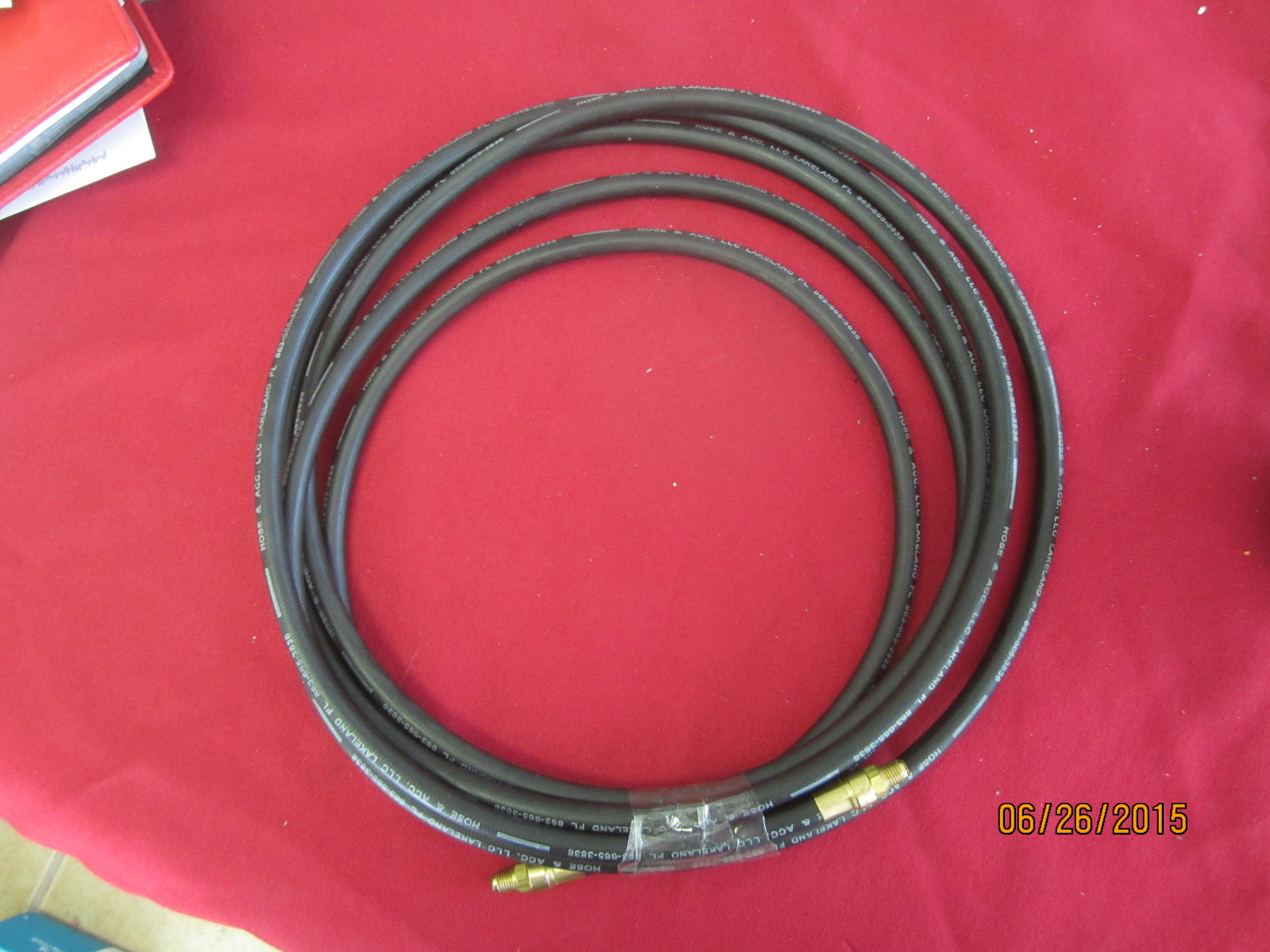 Boat Trailer Hydraulic Brake Hose -DOT- 206″ no P# Comes from Ranger Boat Co.
