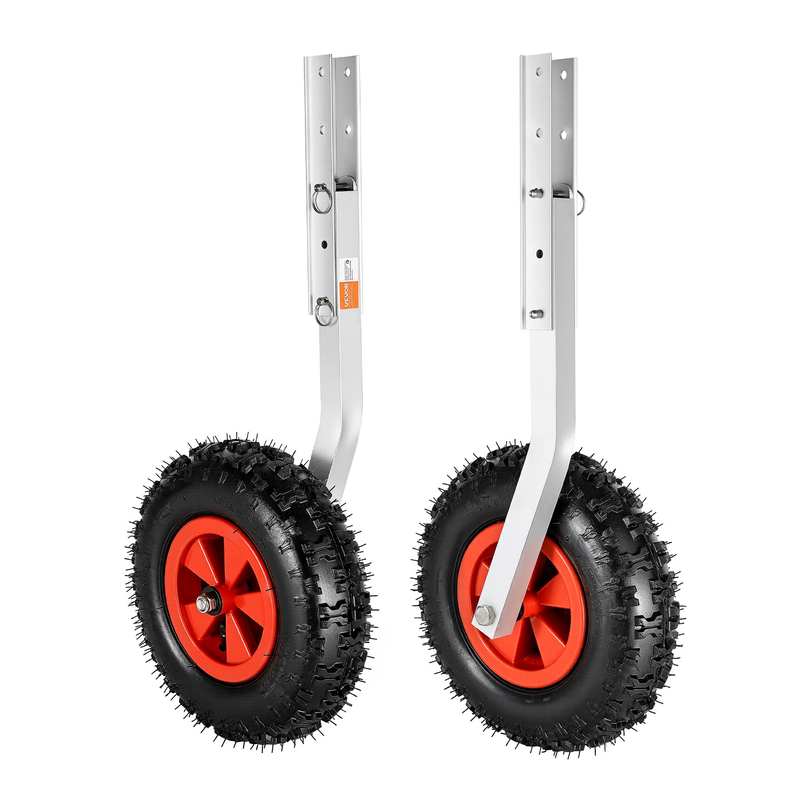 VEVOR Boat Launching Wheels 500lbs 12″ Aluminium Alloy Transom Wheel Rubber Tire