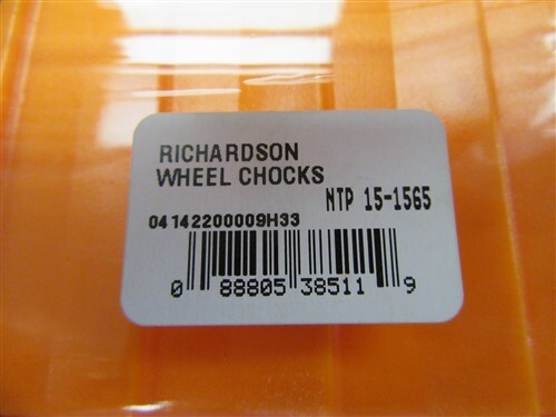 HUSKY TOWING PRODUCTS PLASTIC WHEEL CHOCKS ORANGE (2 PER PACK) 38511 MARINE BOAT