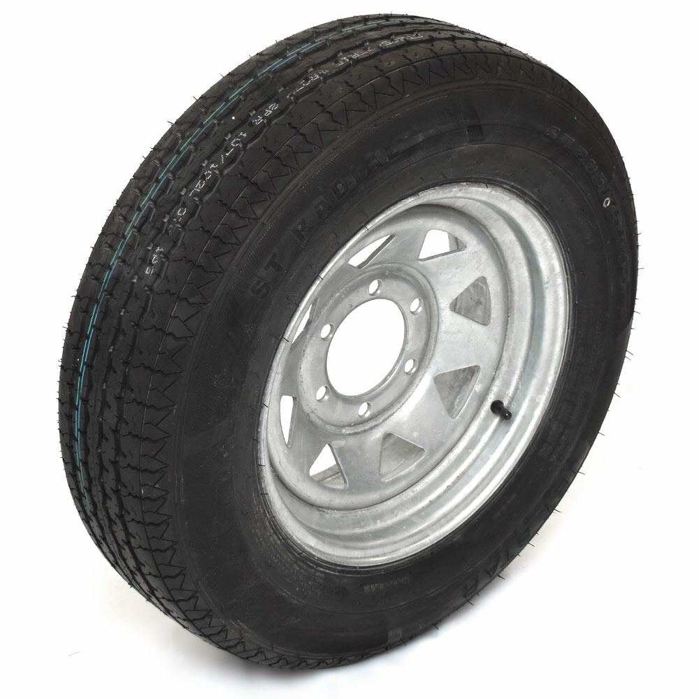 Jetstar Boat Trailer Tire ST205/75R15 | w/ Wheel 107/102L LR D 8PR