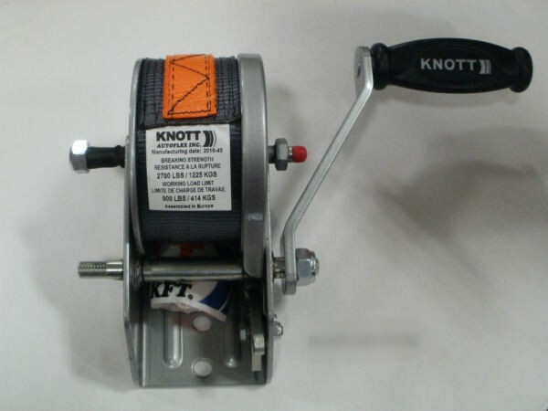 Triton 18344 PWC Trailer Winch With Strap And Handle 600 lb