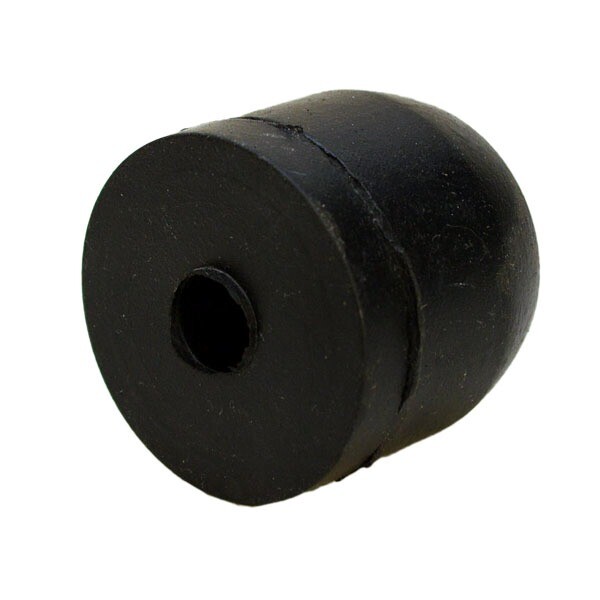Craton Black Rubber Boat End Cap Roller 2 Inch ESR204 PAIR