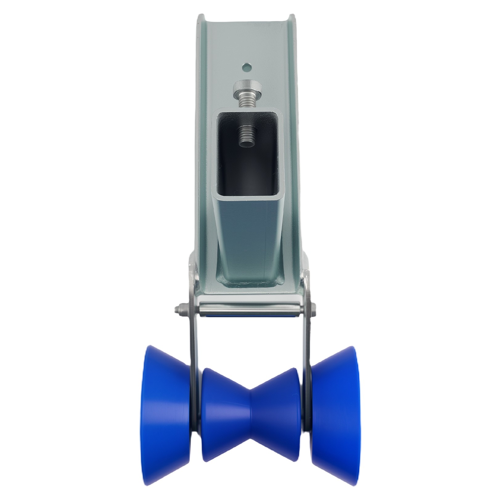 Adjustable Boat Trailer Winch Mount w/ Roller for 3″W x 4″H Drawbar Steel