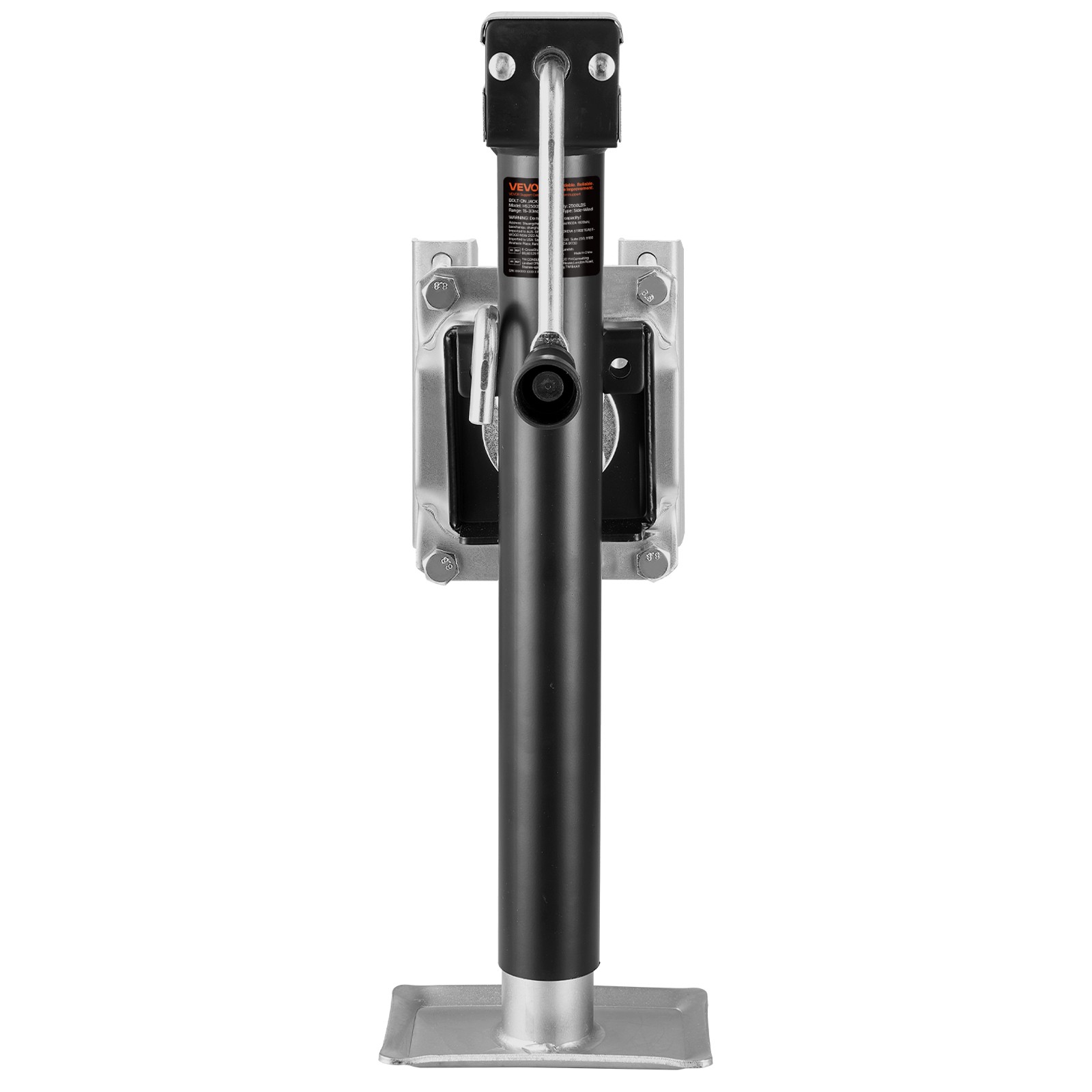 VEVOR Trailer Jack Bolt-on Trailer Tongue Jack 2500 lbs Dynamic Load 15″ Travel