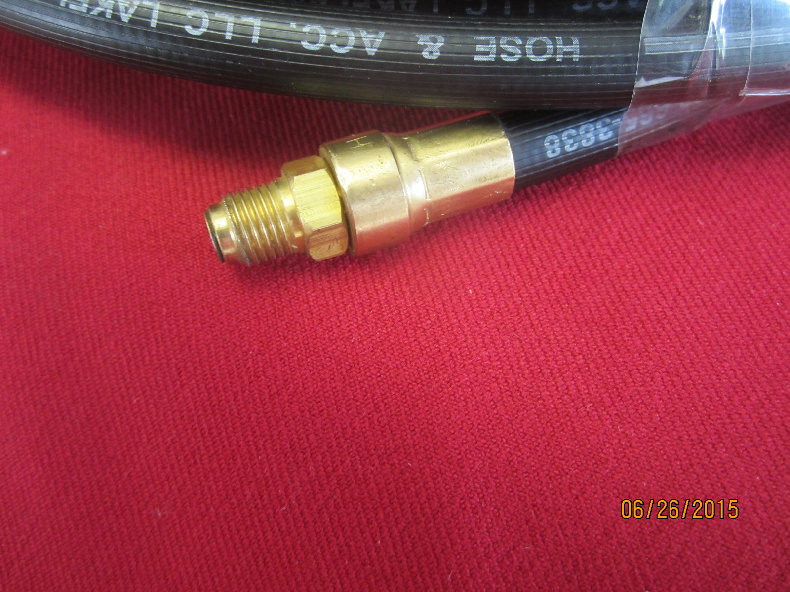 Boat Trailer Hydraulic Brake Hose -DOT- 206″ no P# Comes from Ranger Boat Co.