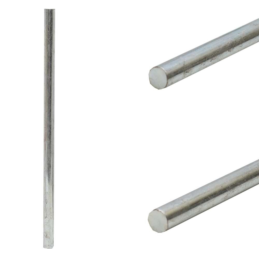 Moeller Boat Trailer Roller Shaft | 13 3/4 x 5/8 Inch Zinc Plated