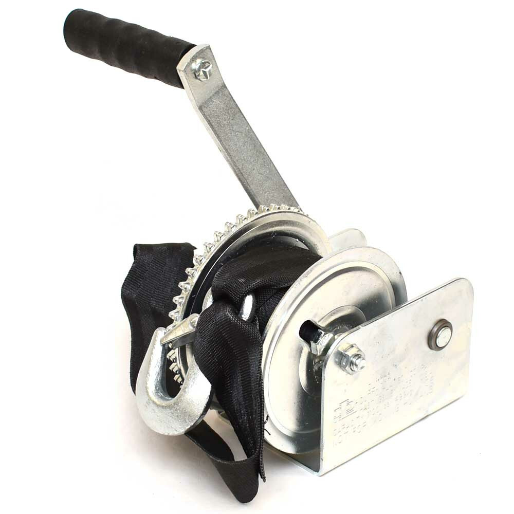 Dutton Lainson Boat Hand Trailer Winch DL1100A | w/ Tow Strap 1100 LB