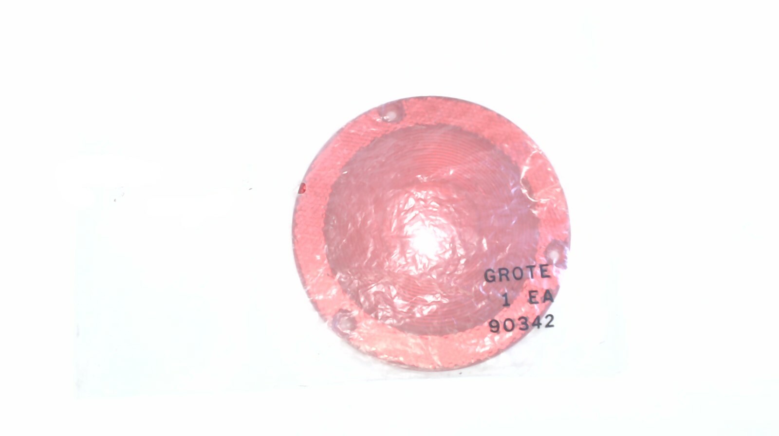 Grote 90342 Red 5″ Round Replacement Lens