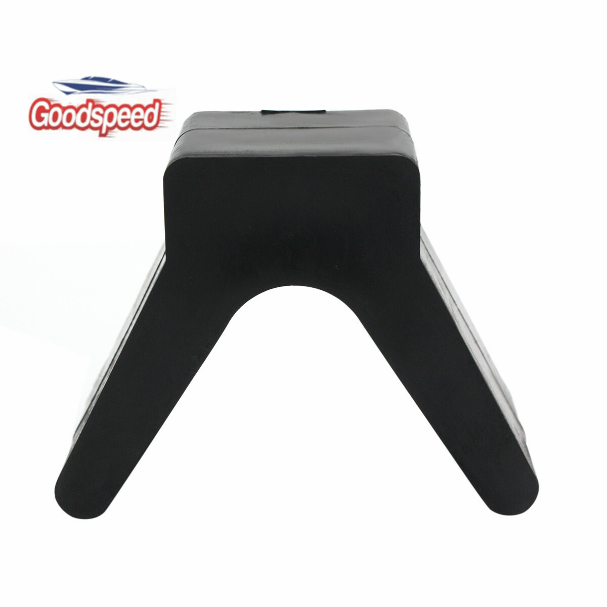 2 Inch Mounting Width Boat Trailer Polyurethane V Bow Stop Black