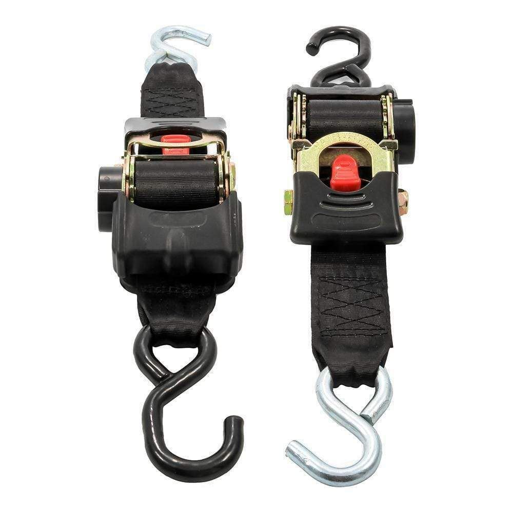Camco Tie-Down Straps 2″ Width 6″ Dual Hooks #50031