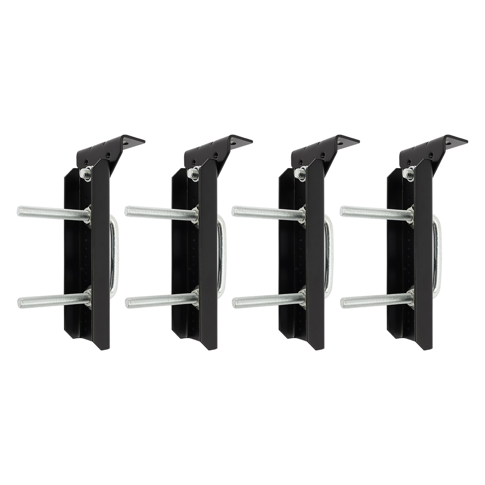 4Pcs 8″ Swivel Top Bunk Brackets for 1.5×3, 2×3, 3×3 Boat Trailer Crossmember