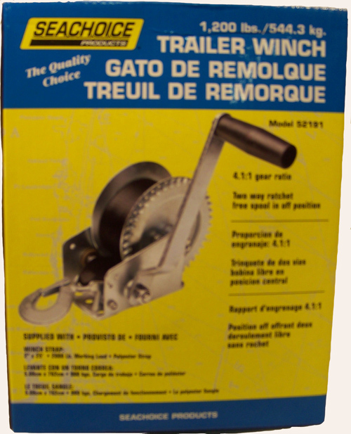Manual Trailer Winch – 1200 LB