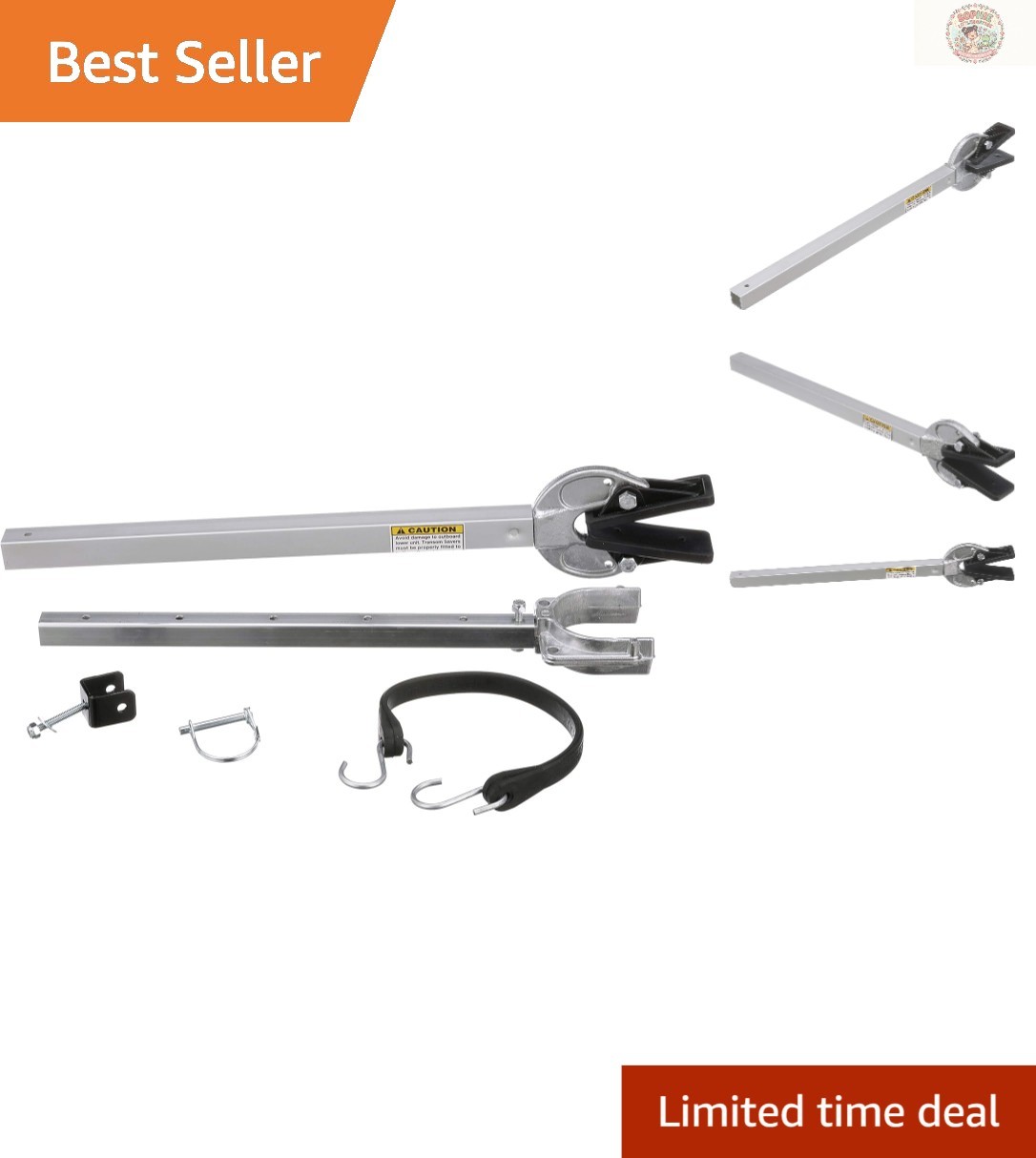 Dual Mount Adjustable Transom Saver for 100 HP Engines – 23 to 35 Inch Range