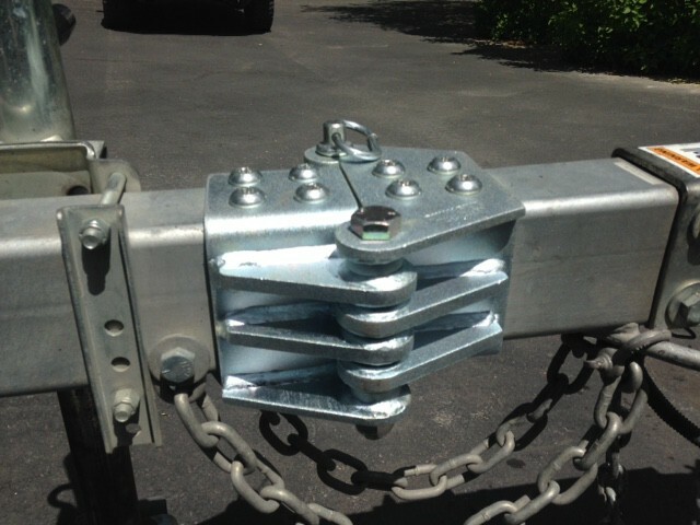 TTROY 3×4 Fold away hinge kit same bolt pattern as Fulton fold away.