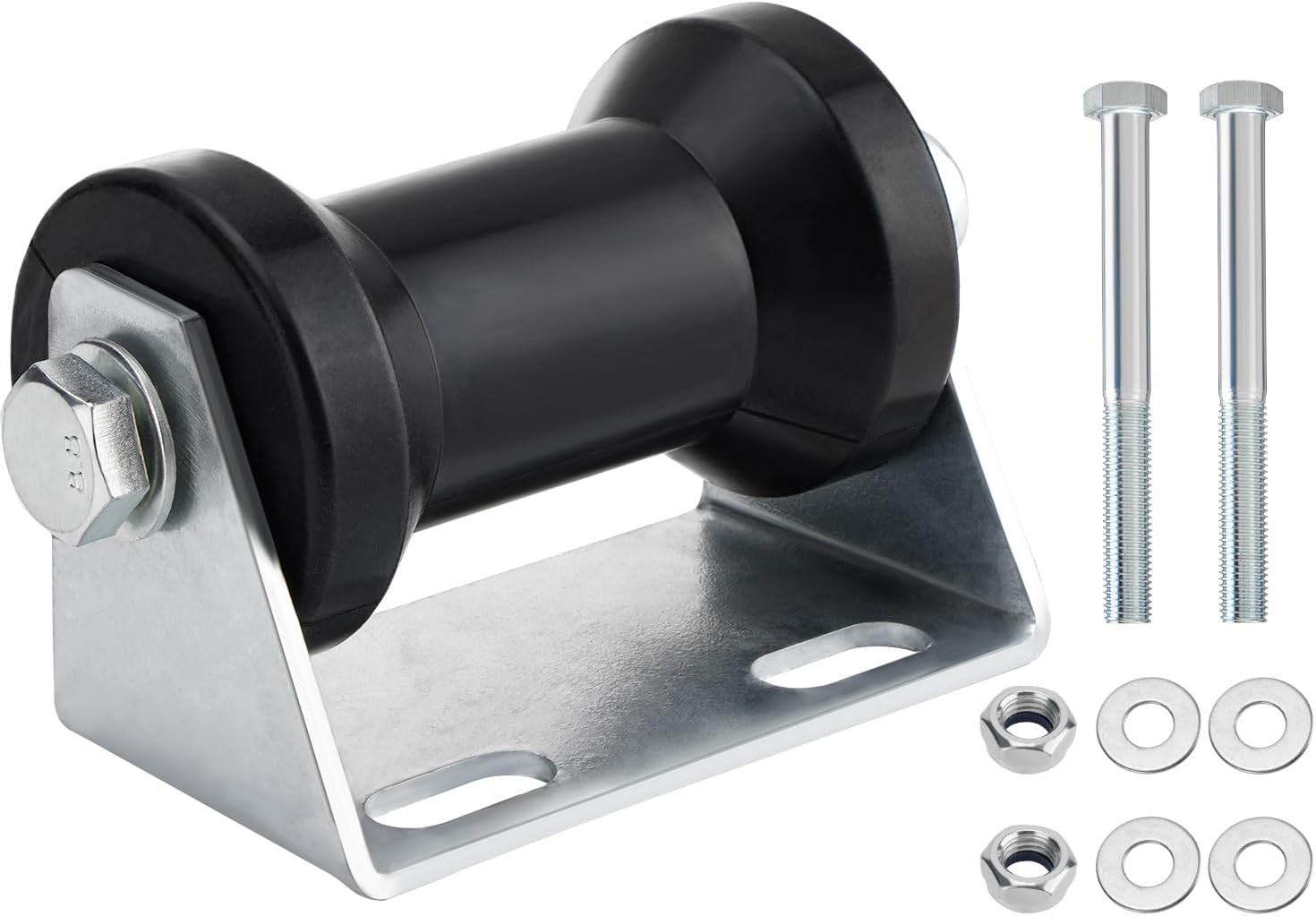 Boat Trailer Rollers with Brackets 5″ Keel Roller Assembly Kit Fit Boat Trailer
