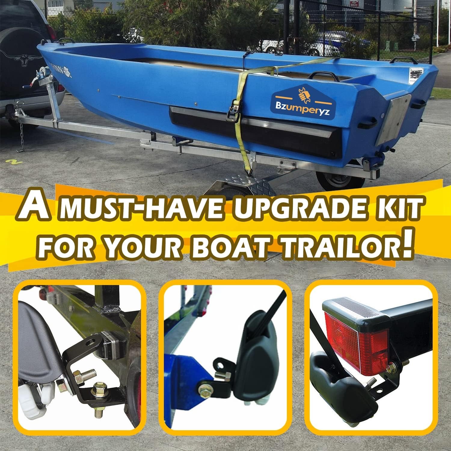 Universal Mounting Bracket Kit for BoatBuckle G2 Boat Transom Strap F14254