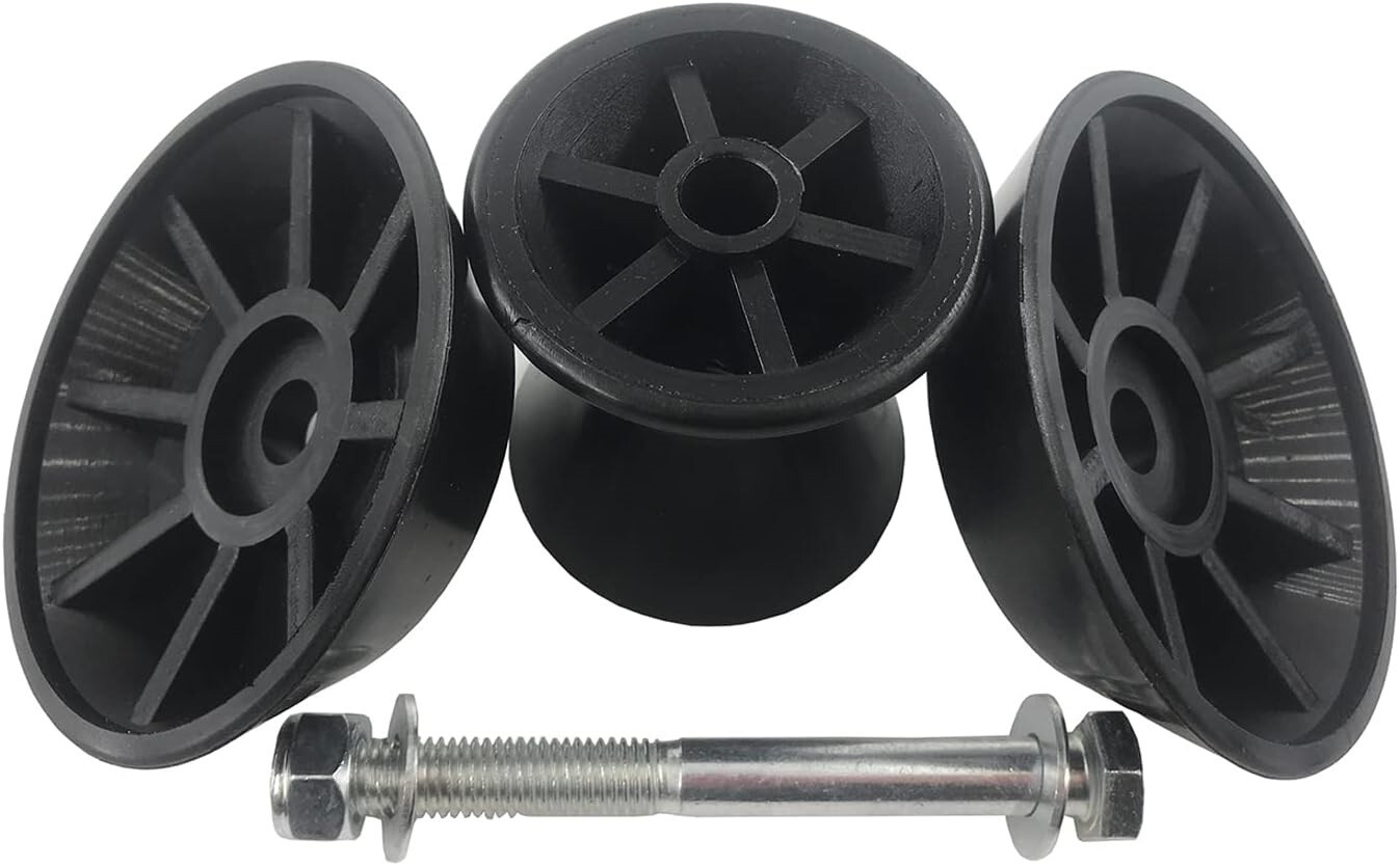 3″ Boat Trailer Bow Roller Assembly w/ Spoke for Trailer Keel Roller 1/2″ Shaft