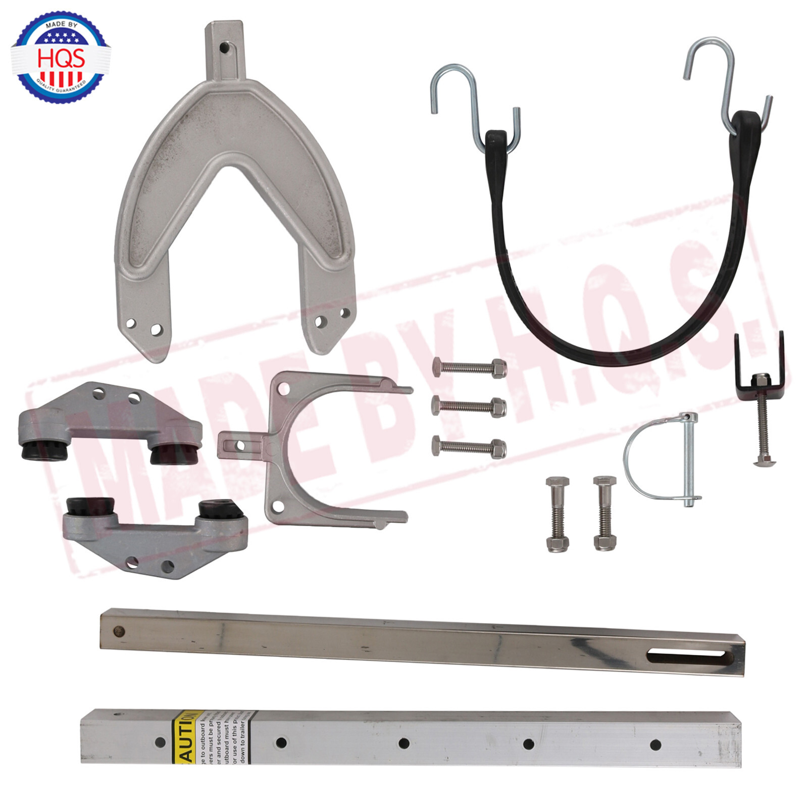Adjustable Transom Saver 400-RB , 27-36 inch , Composite Head Holds Engine