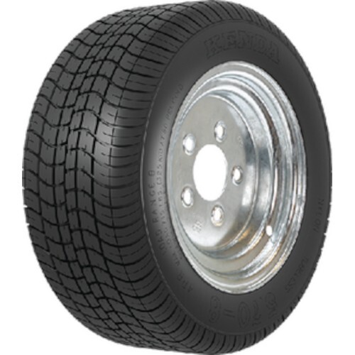 Loadstar Wide Profile Tire and Wheel Assembly 205/65-10, 5 Stud – Galvanized