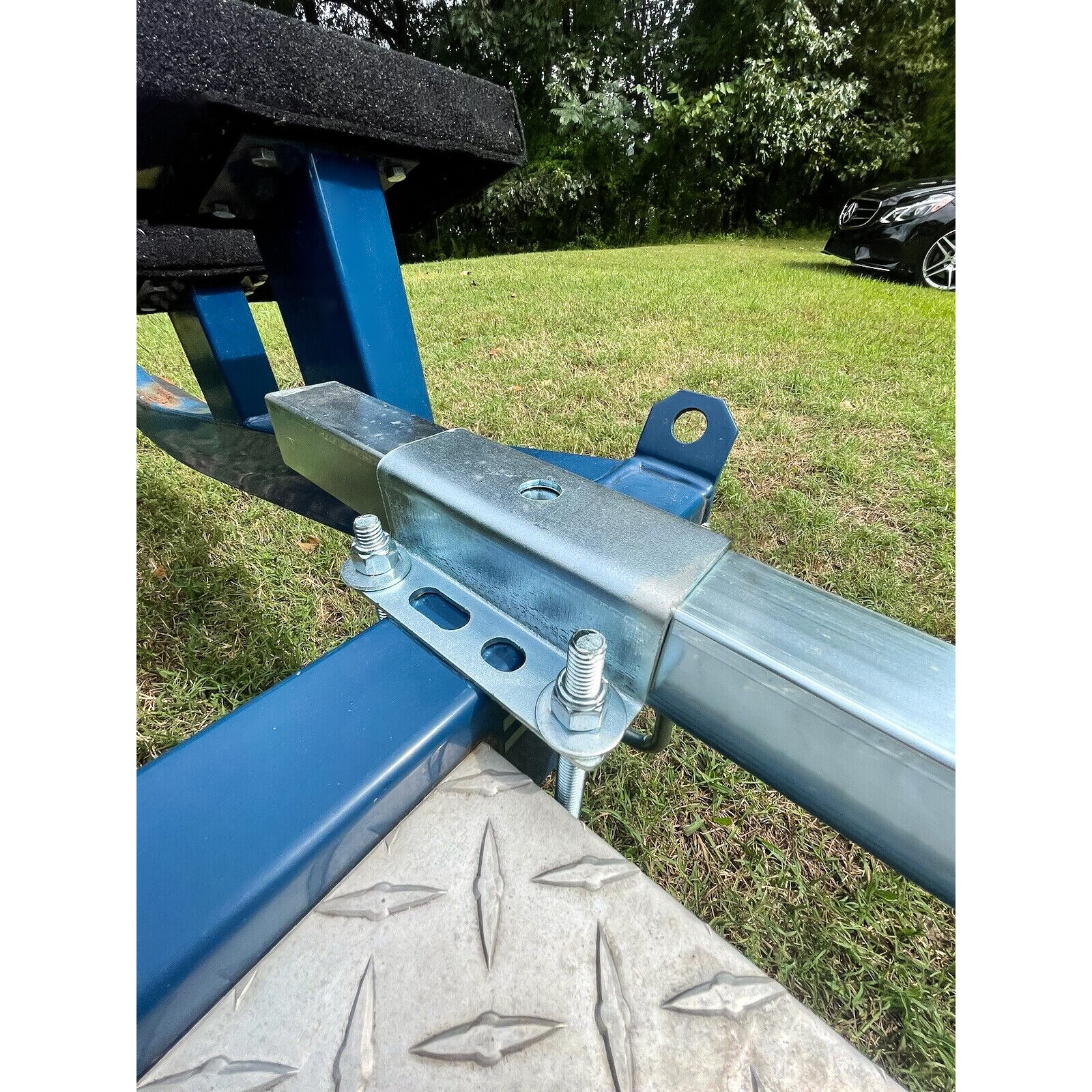 2PCS Boat Trailer Guide-on 60″ Trailer Post Guide on with Black PVC Tube Covers