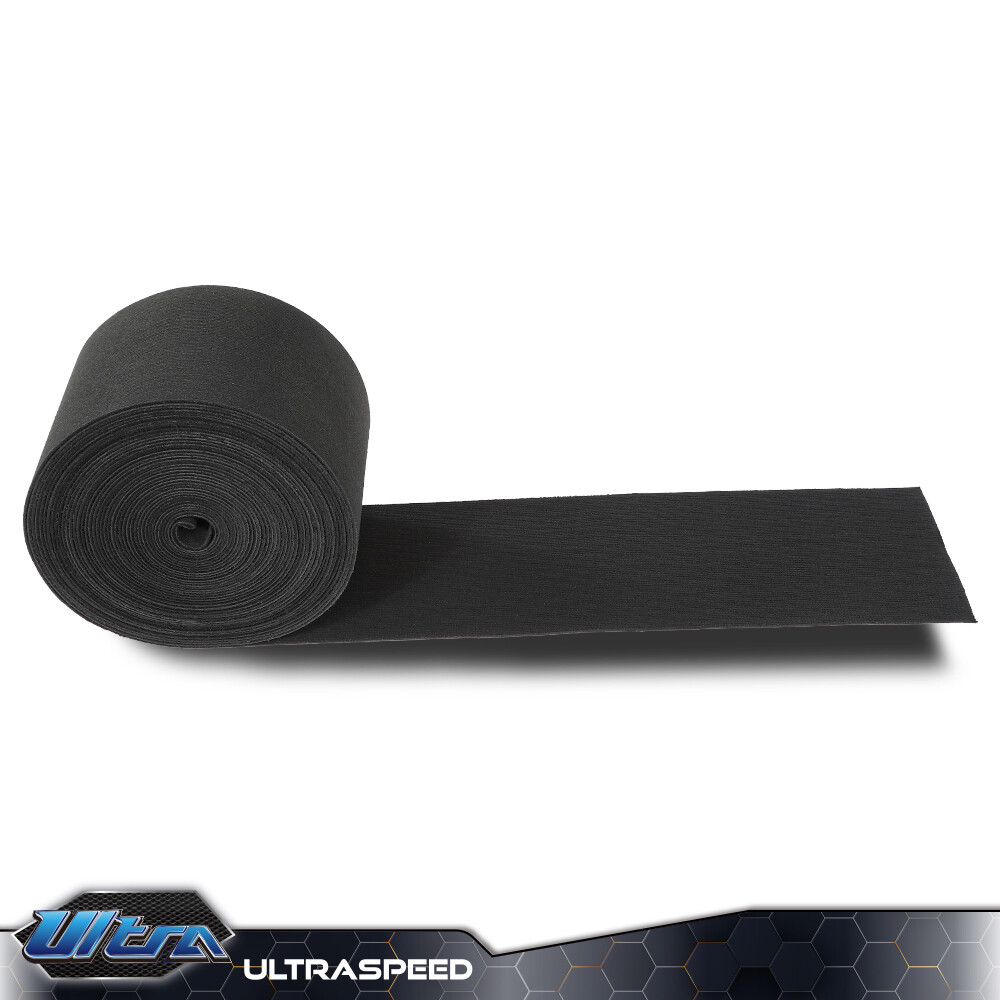 12″ x 100′ Ribbed Bunk Carpet / Marine Boat Trailer Runners / Outdoor – Black