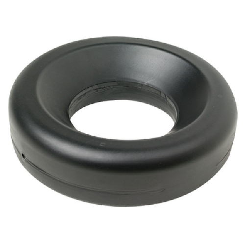 Black Plastic Boat Trailer Jack Stand Wheel Stop – Prevents Trailer from Sinking