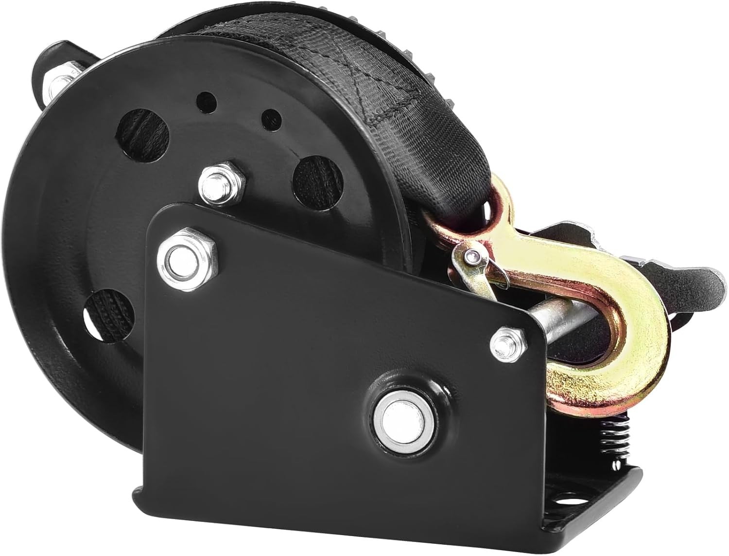 Boat Winch,1200 lbs Capacity Hand Boat Trailer Winch Heavy Duty Rope Crank wi…