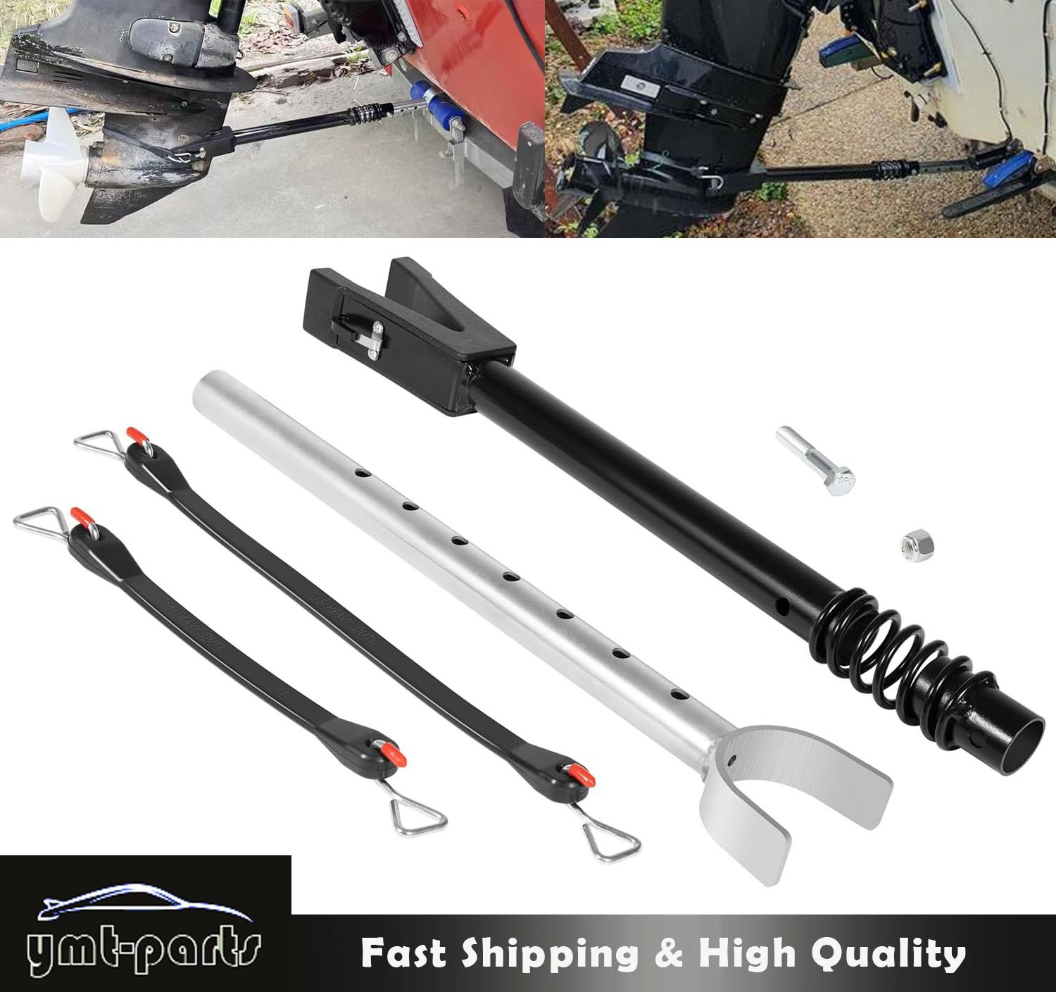 Adjustable Boat Transom Saver Support Bracket Fit Most Outboard Motors to 150HP