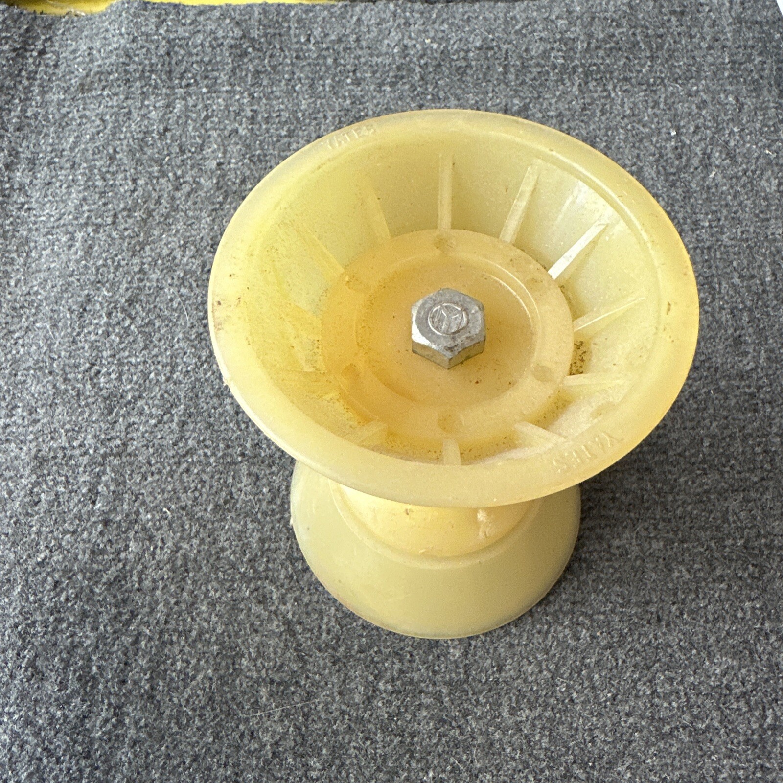 Seachoice Bow Boat Tongue Roller 3 in TPR Spool Gold One Size Yellow