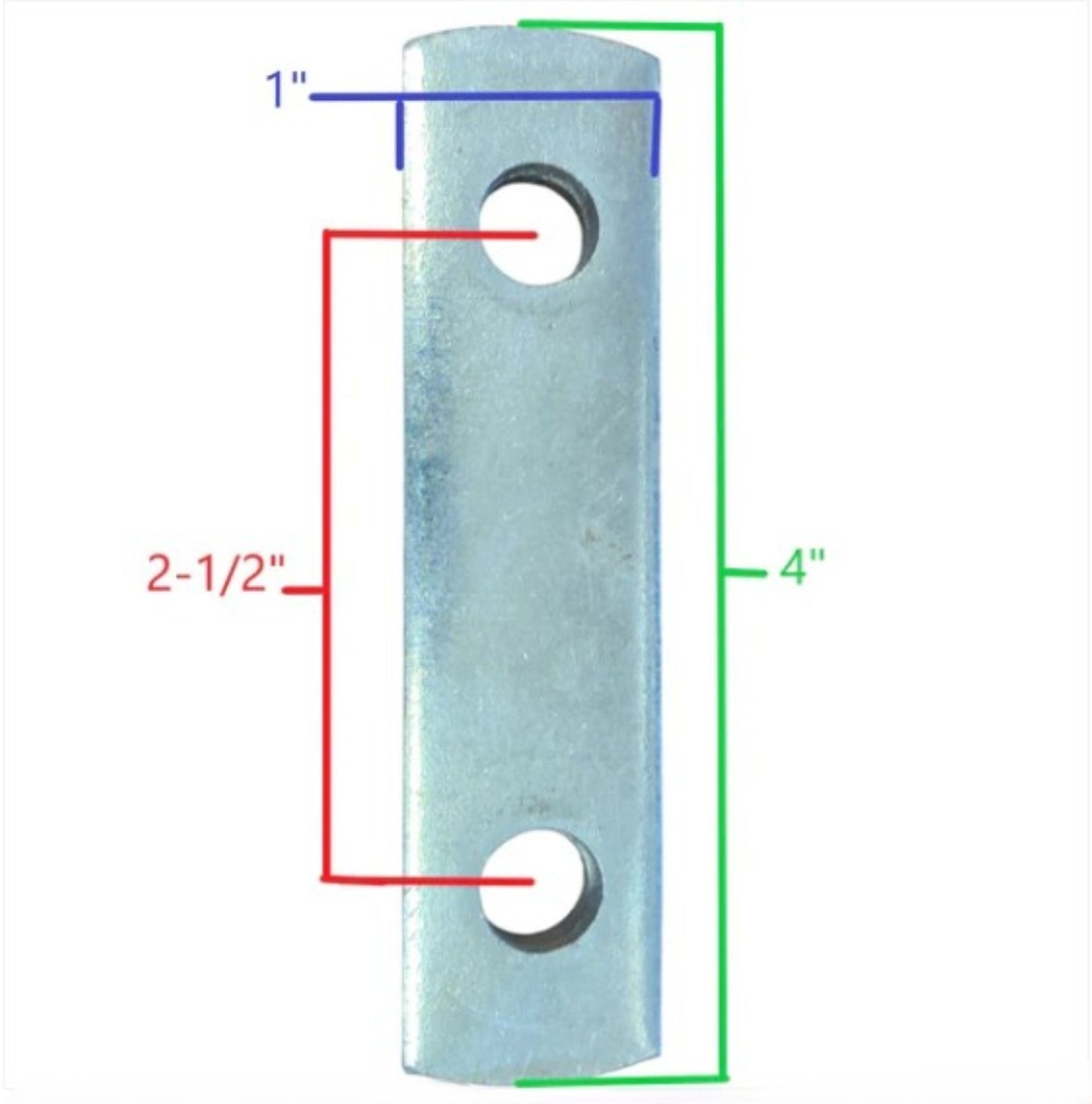 EZ Loader Boat Trailer Zinc Plated 2-1/8″ U Bolt Channel Bunk Strap 250-011535