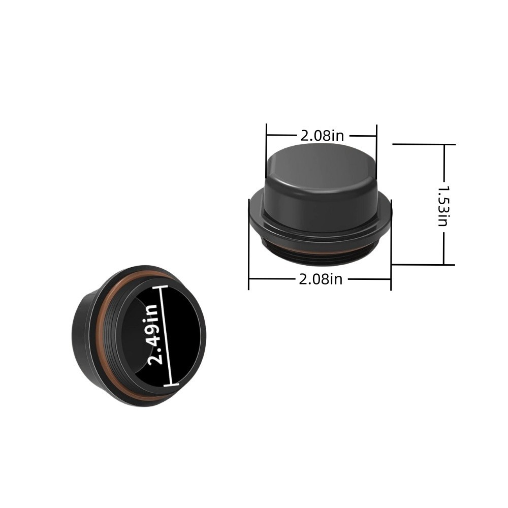 Trailer Bearing Hub Cap for Vortex 81143 48355V Replace K71-G01-73 21-261
