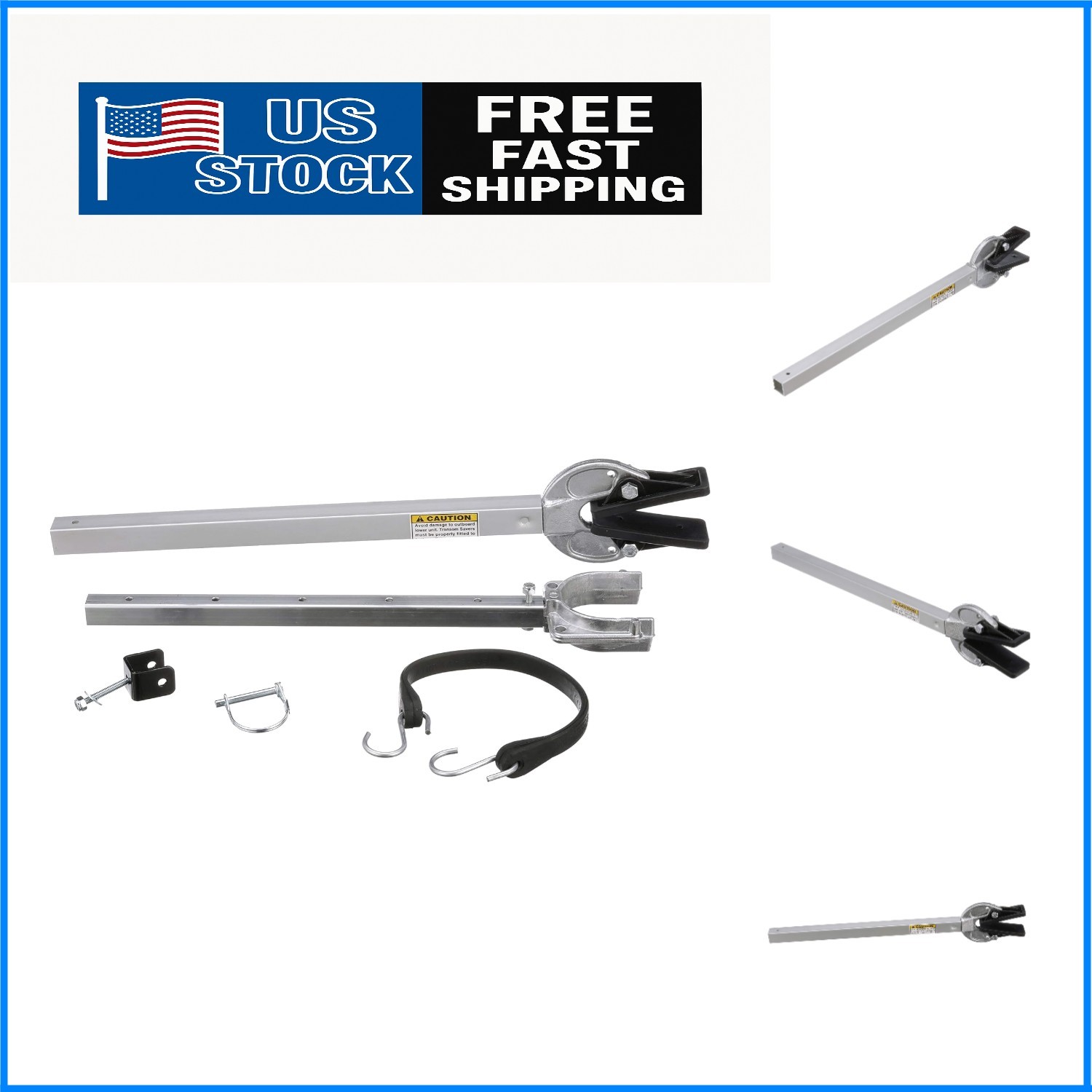 Ultimate Adjustable Transom Saver, 23 to 35 Inches – Protect Your Investment