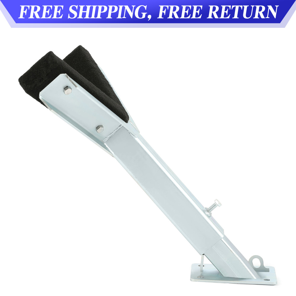 For Marine Boat Trailer Adjustable Carpeted Bow Rest Catcher Assembly