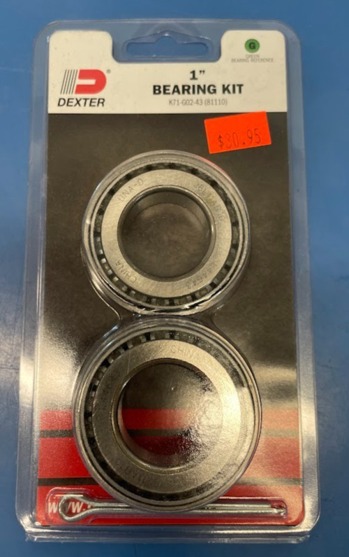 Dexter 81110 Trailer Towing Wheel Bearing Kit, 1″