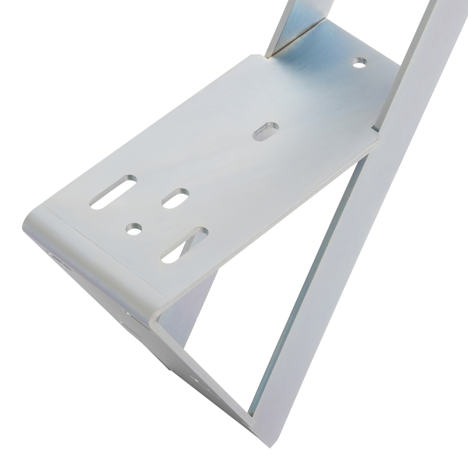 Galvanized Boat Trailer Winch Seat With Blue Roller and End Caps For Winch Posts